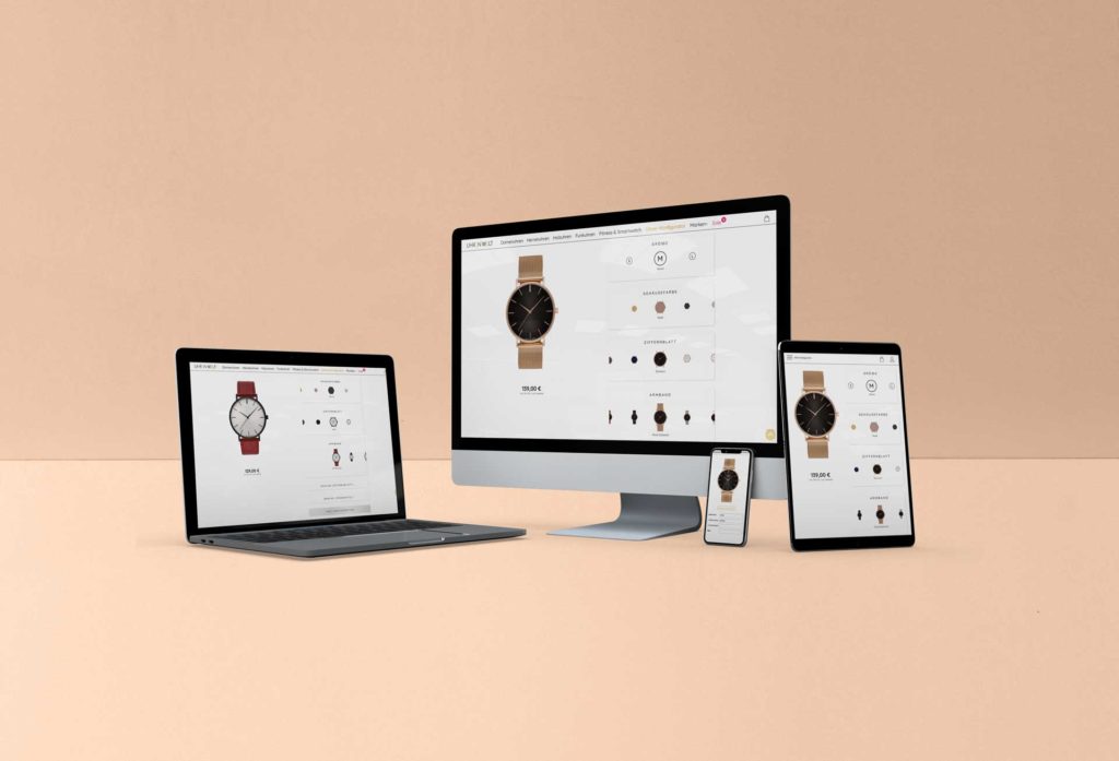 Online - Konfigurator für Uhren - Zeitspiel