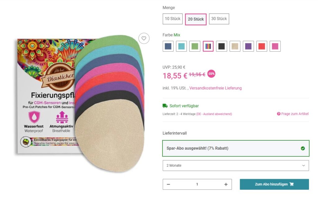 Diasticker.de Abosystem