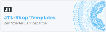 Zertifizierter Service Partner - JTL-Shop Templates