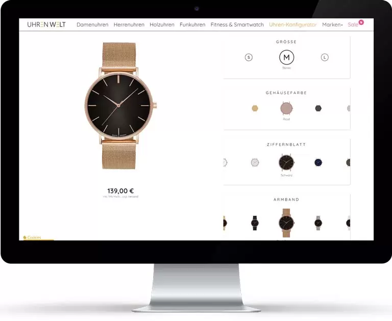 Uhrenkonfigurator - Zeitspiel